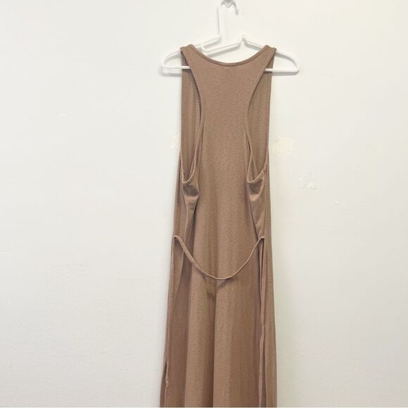 Splendid Knit Racerback Belted Maxi Dress, Size XL - Picture 4 of 11
